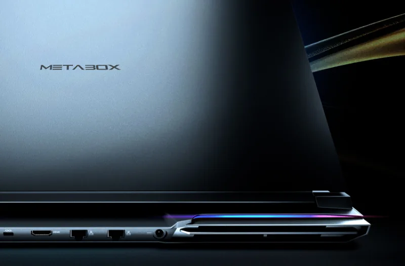 Metabox Prime-X X580WNT-G workstation chassis shown from the rear
