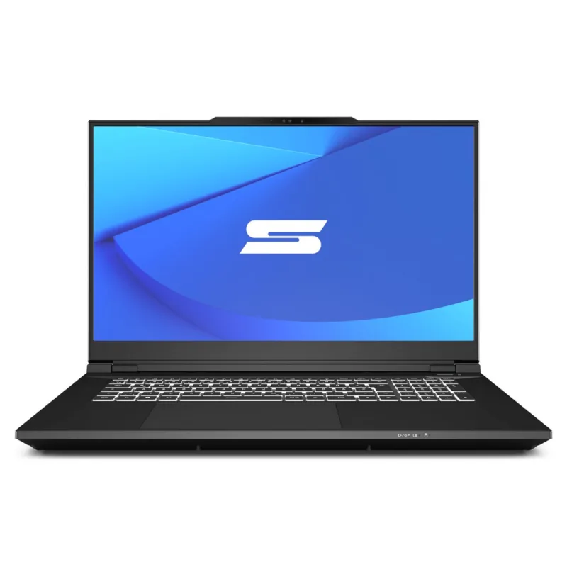 SCHENKER KEY 17 Pro M24 workstation shown open from the front